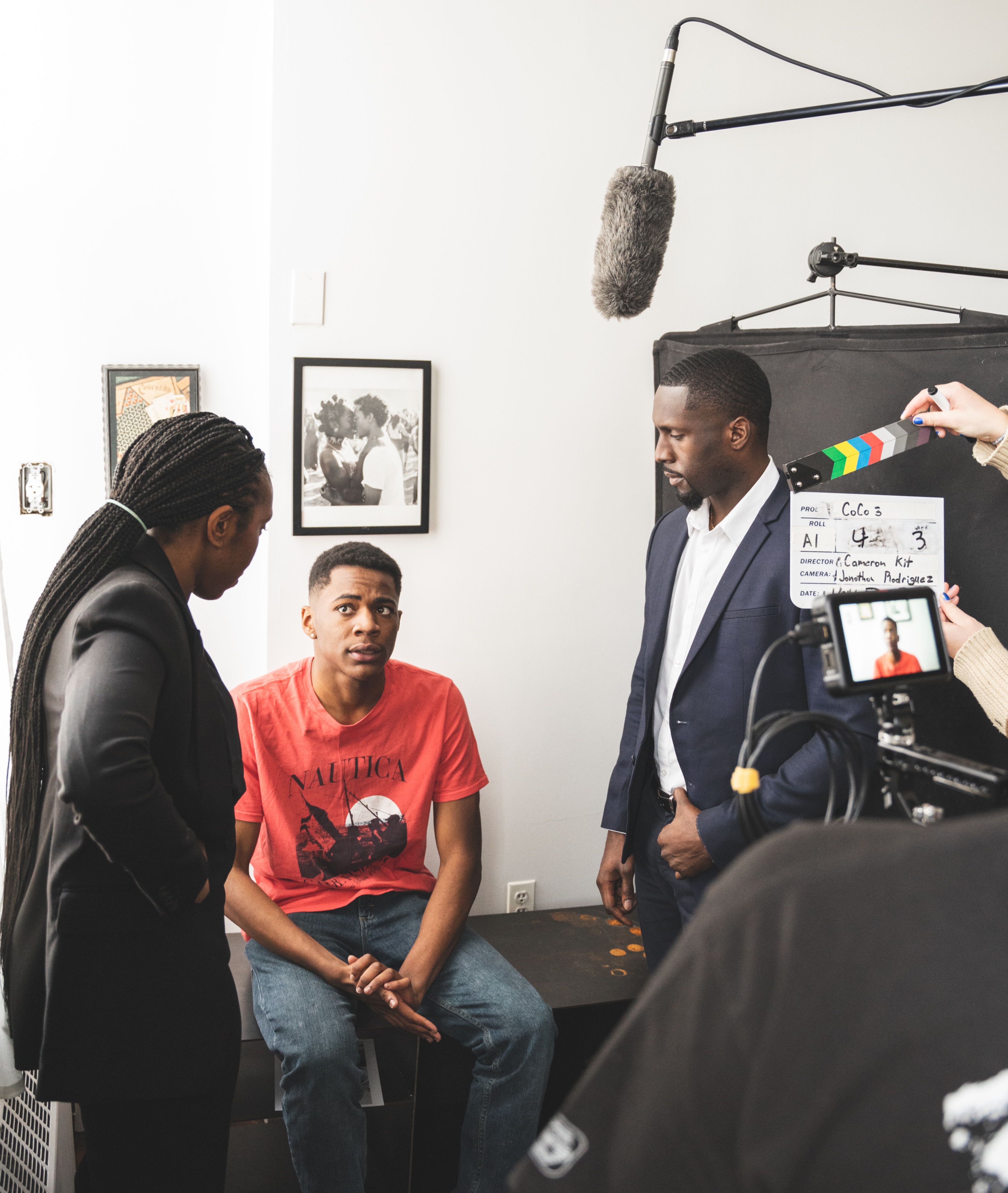 On set