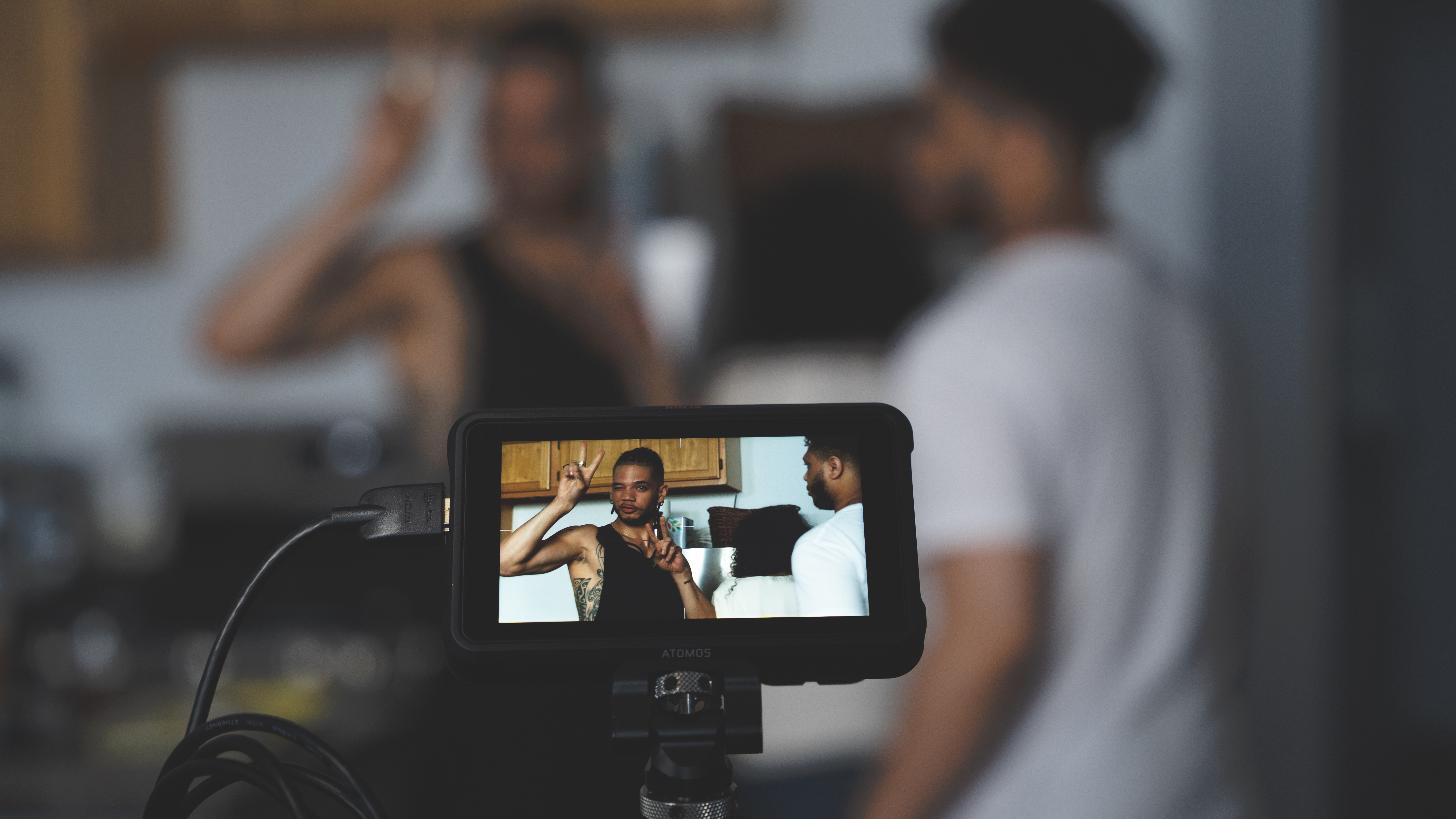 On set