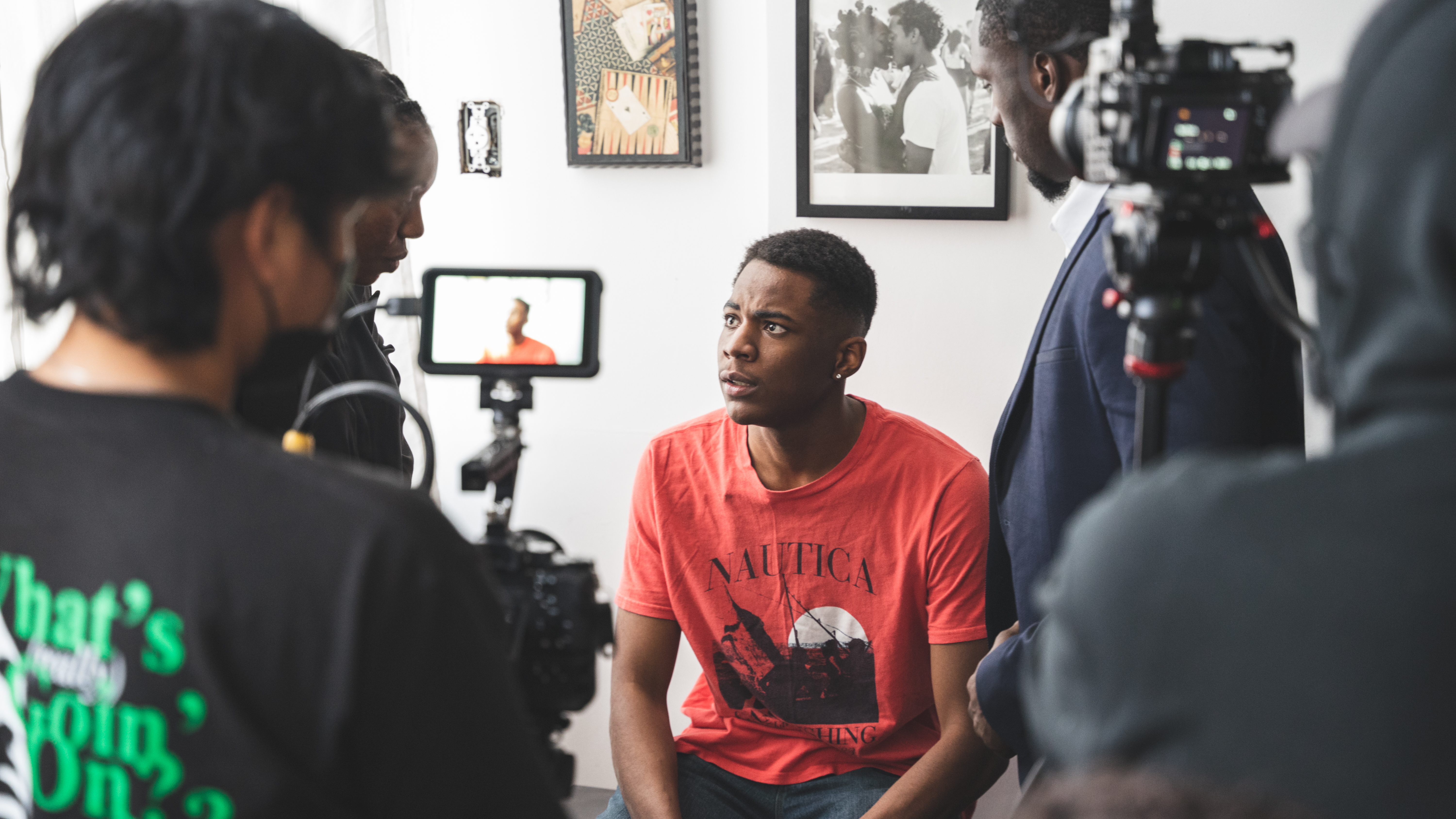 On set