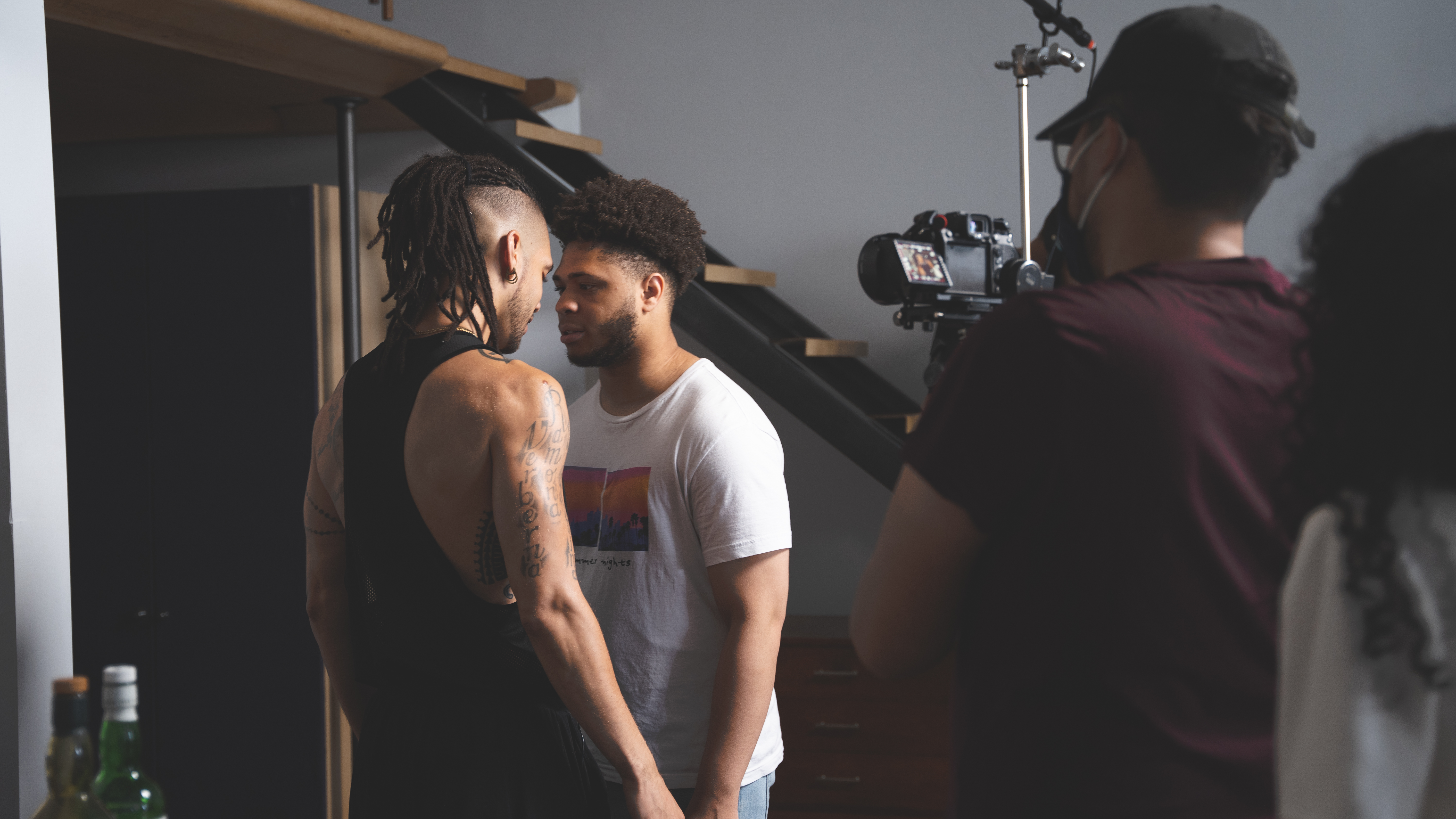 On set