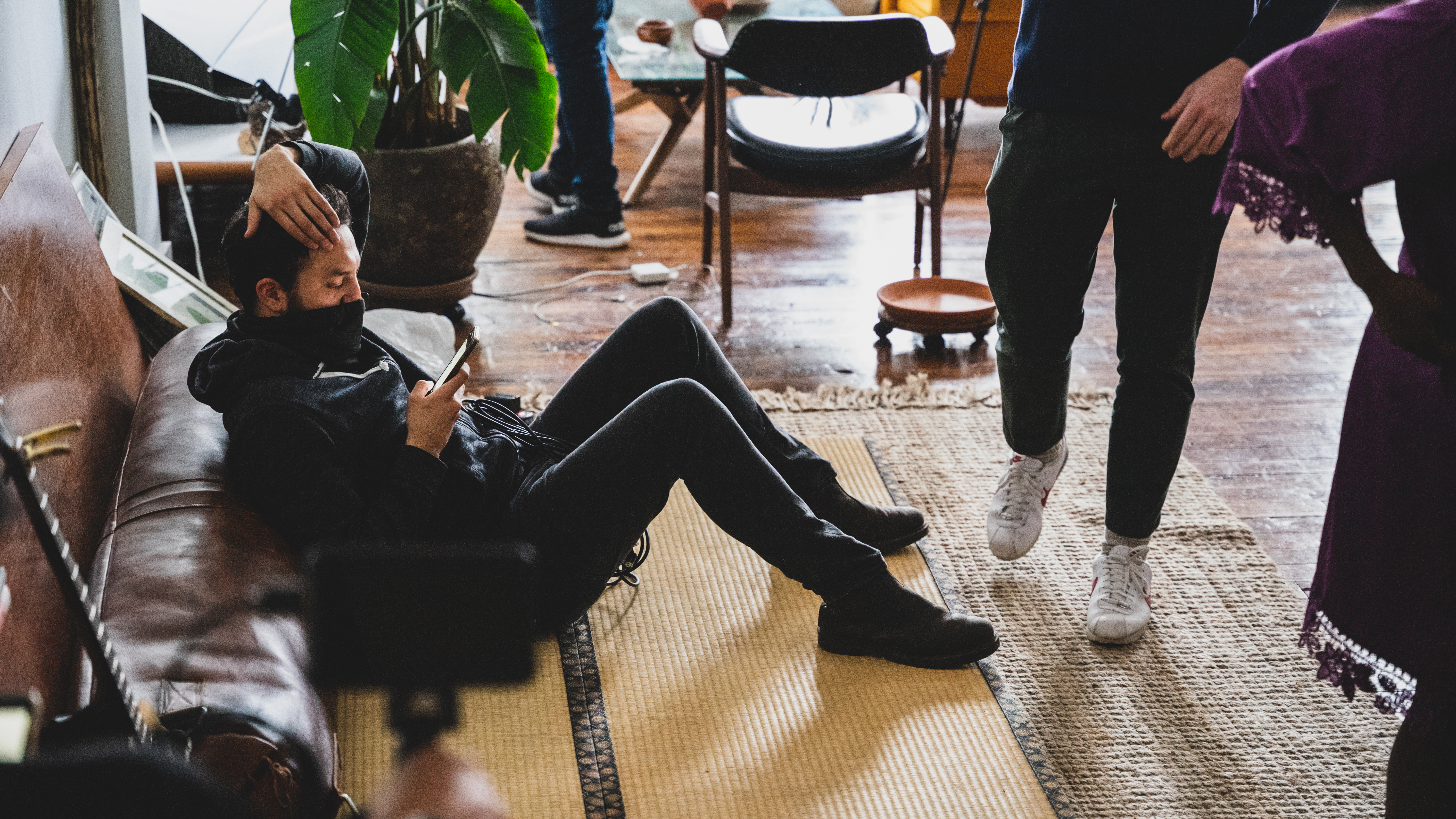 On set