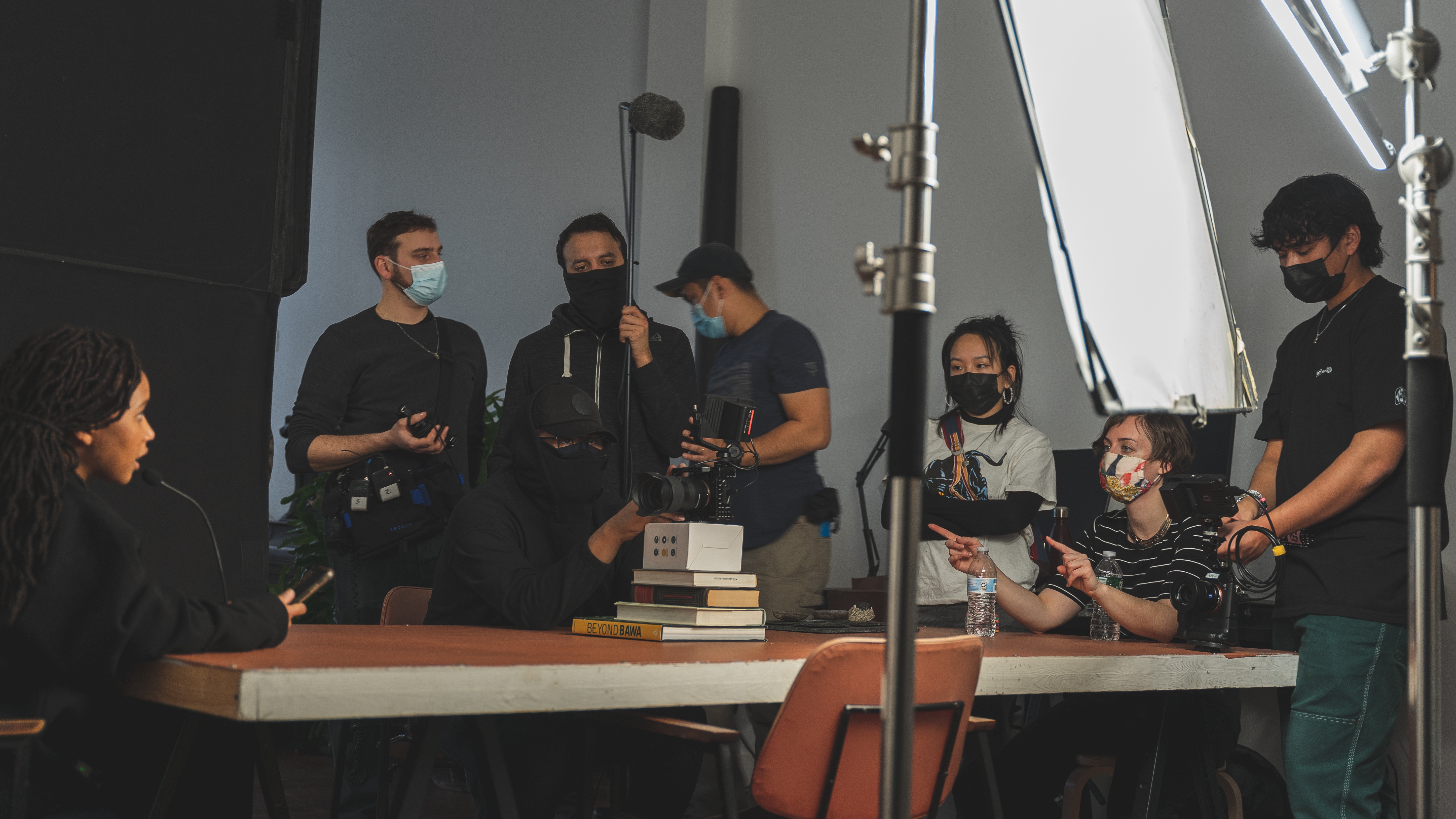 On set