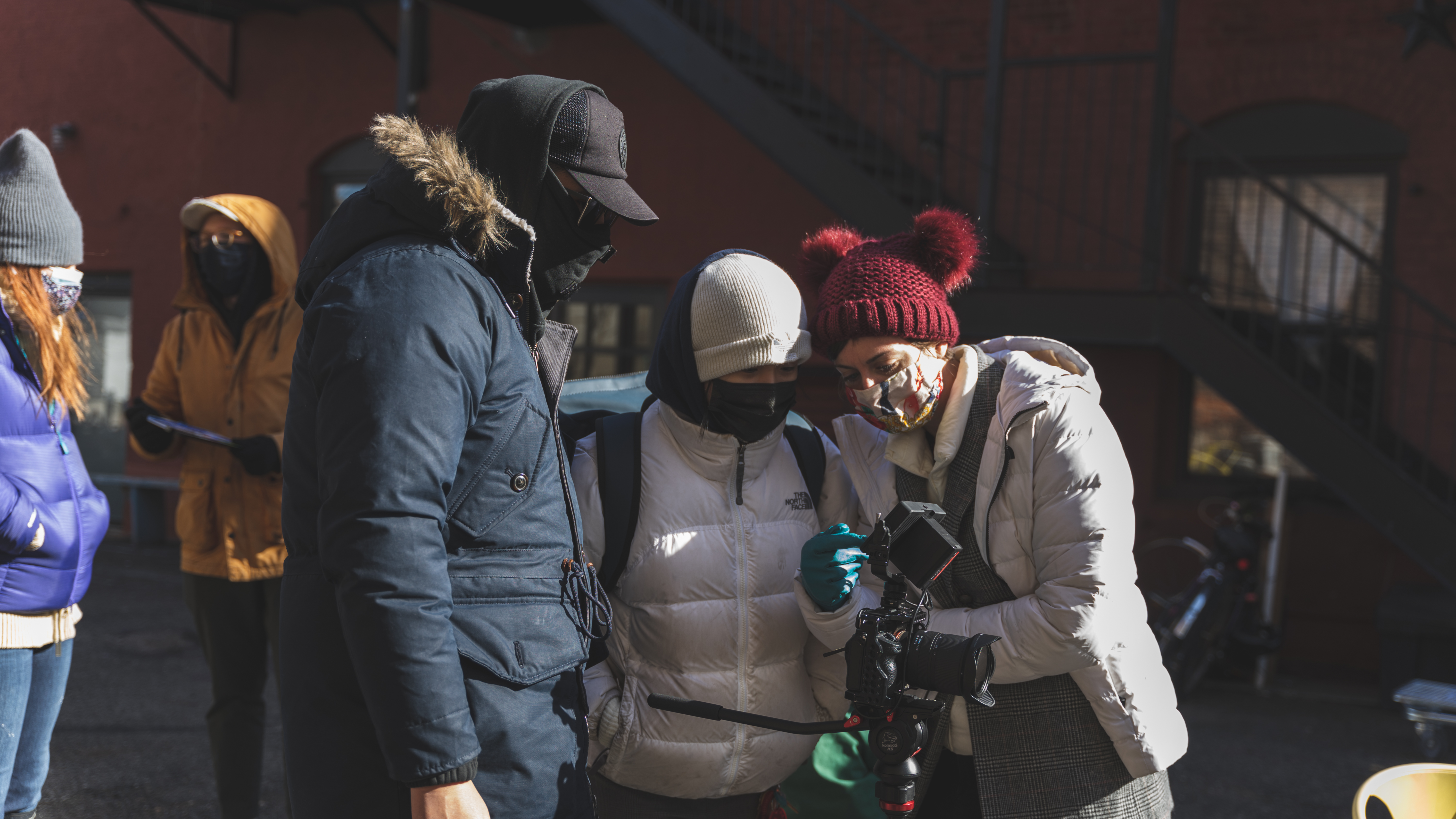 On set