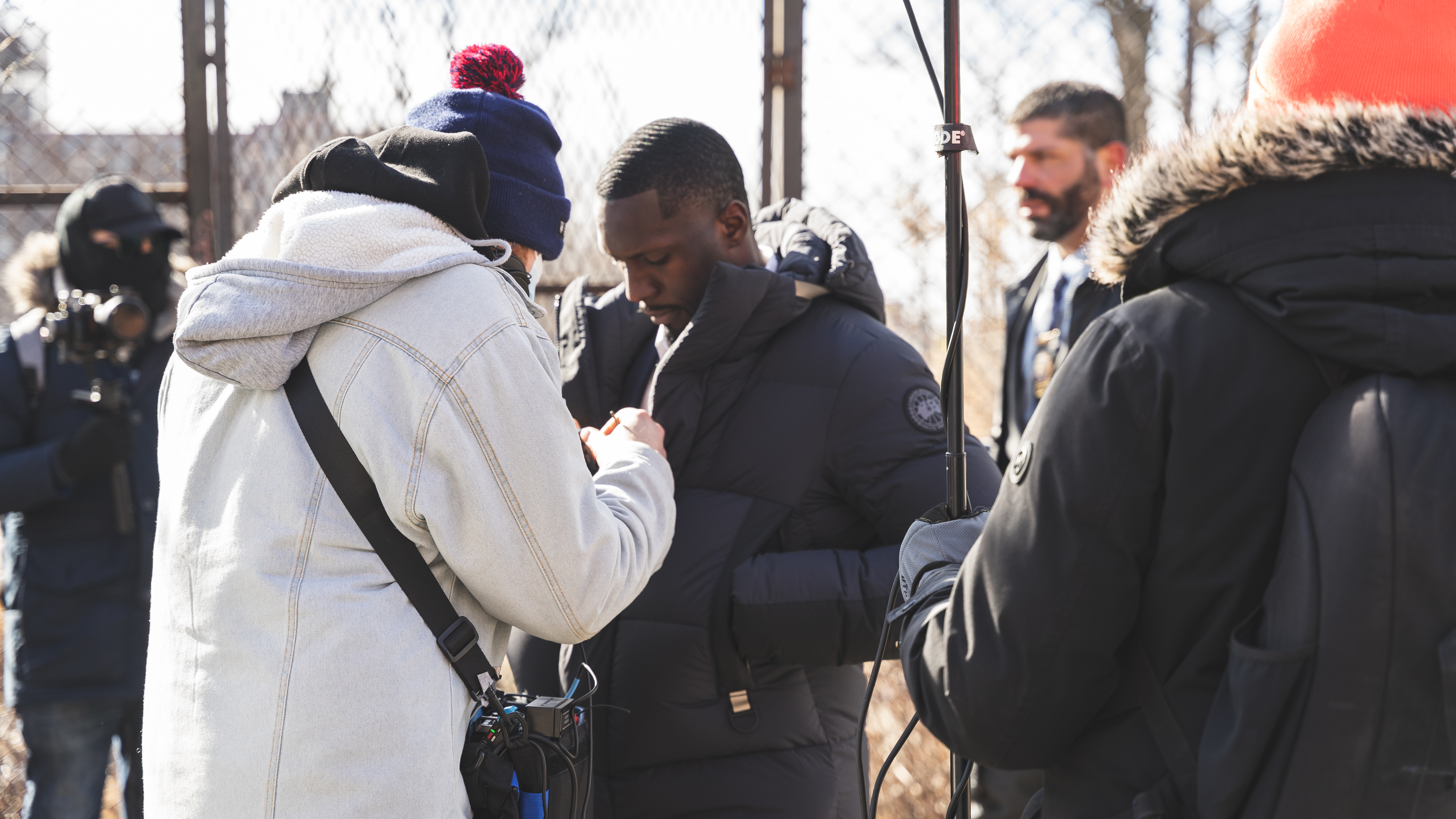 On set