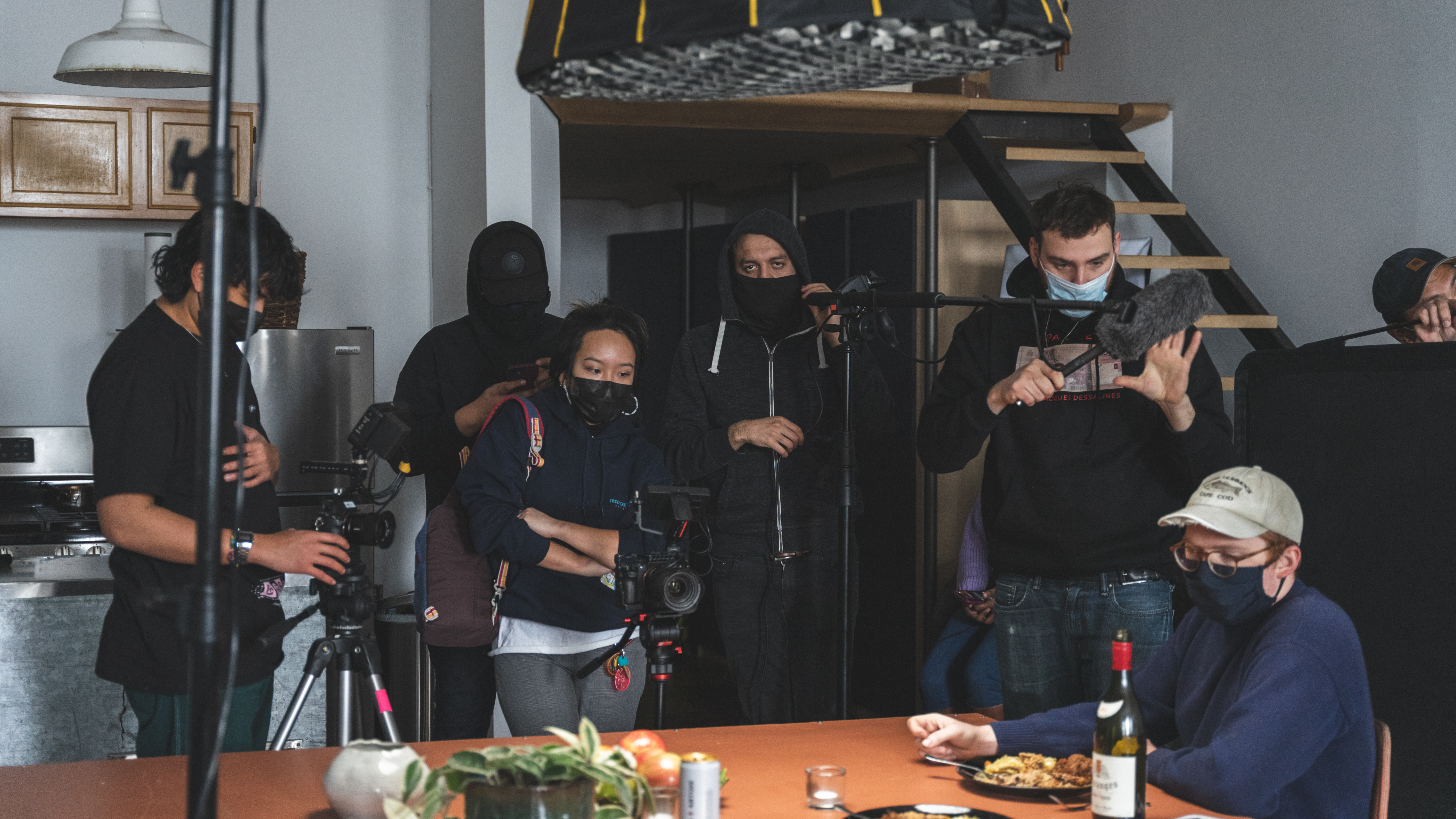 On set