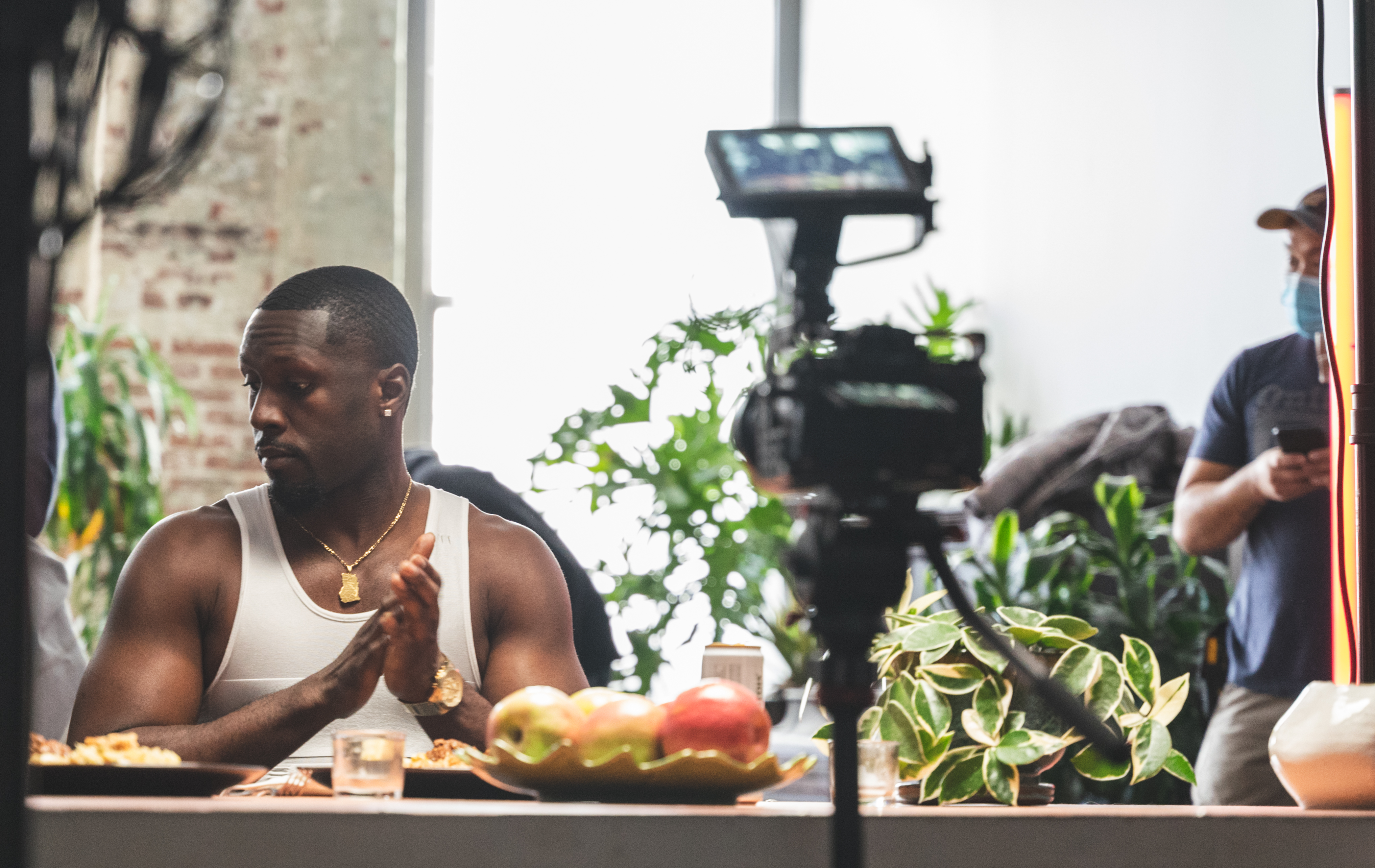 On set